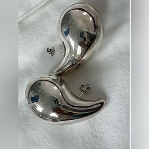 Bottega Veneta Silver Drop Earrings